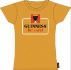 Ladies Guinness T-Shirt `Guinness For Sure` 