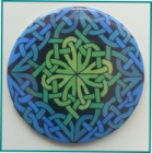 Celtic Designed-Taschenspiegel Canna Cross 