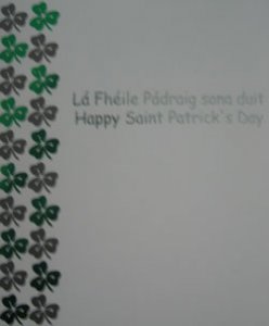 St. Patricks Day Karte I 