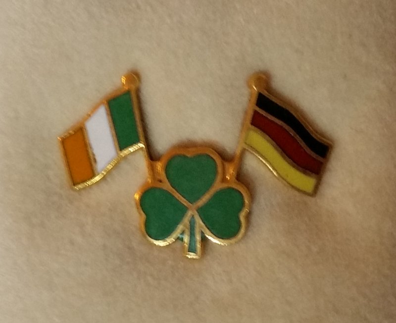 Stickpin : Deutsch-Irische Freundschaft 