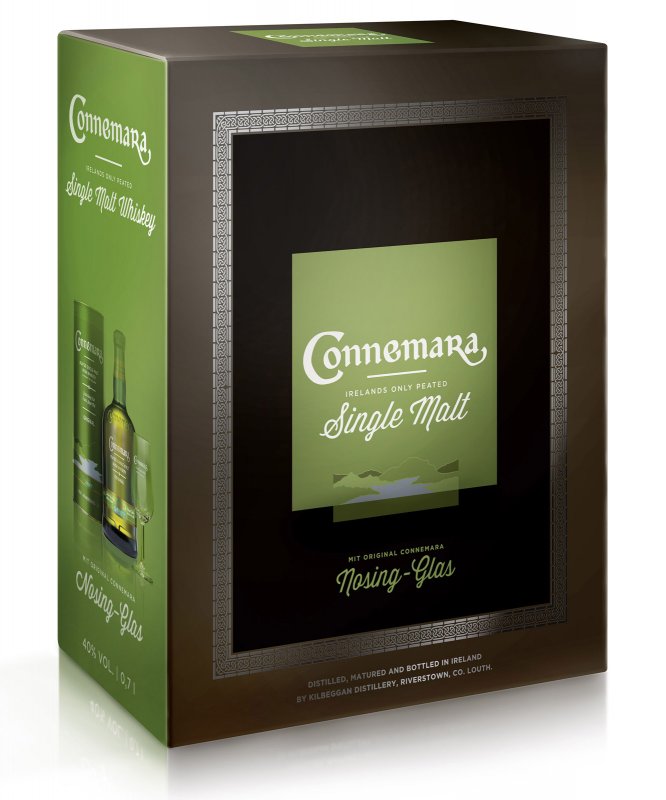 Connemara Single Malt Whiskey in Geschenkverpackung 