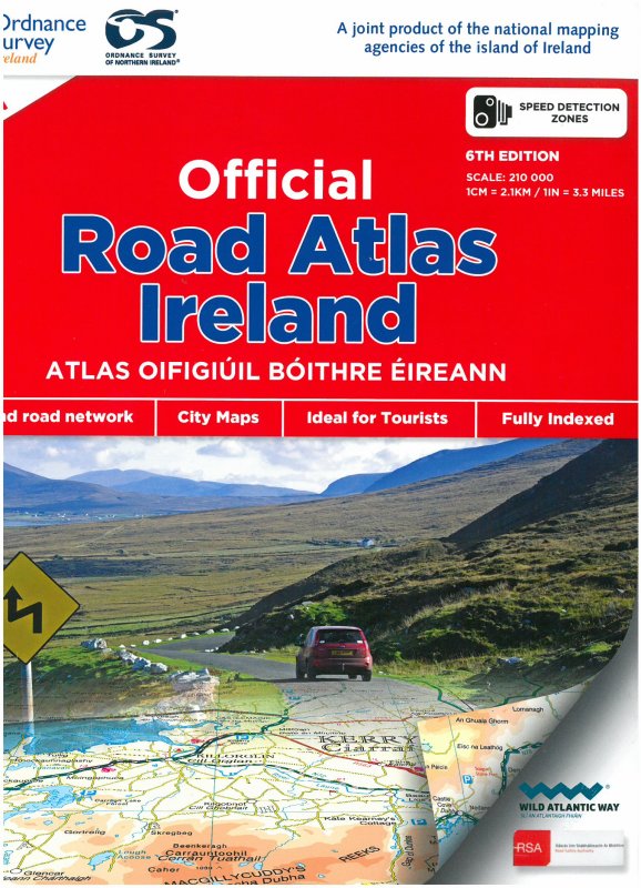 The Complete Road Atlas of Ireland - der "offizielle" - endlich ist die achte Edition 2021 bei uns angekommen! 